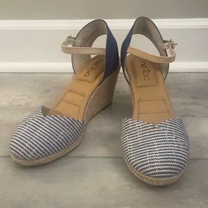 Closed-toe 7.5 “Me Too” wedges. Worn once! Extremely comfortable and stylish!